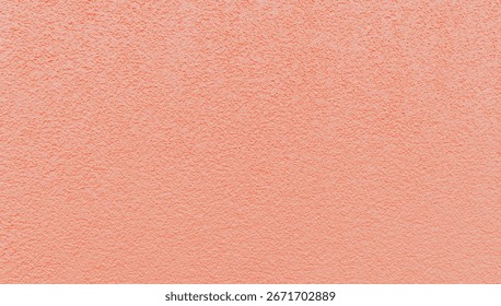Horizontal view of abstract texture with small pimples of pastel pink wall of street facade,side view general plan.Concept beautiful backgrounds and textures.