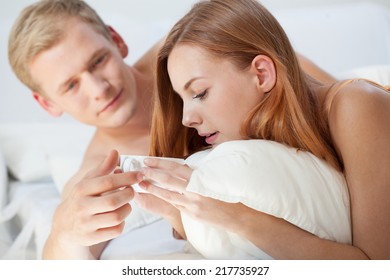 Horizontal View Sharing Coffee Bed Stock Photo (Edit Now) 217735927