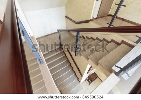 Similar – Image, Stock Photo staircase Town Stairs