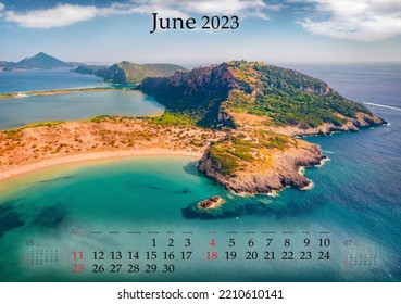 1,666 Calendar Template Beach Images, Stock Photos & Vectors | Shutterstock