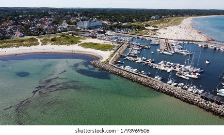 Hornbak Harbor In Hornbæk, North Og Sjælland, Denmark