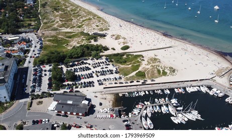 Hornbak Harbor In Hornbæk, North Og Sjælland, Denmark