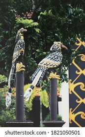 The Hornbill Statue As A Symbol Of Pride For The Dayak Iban Tribe In West Kalimantan