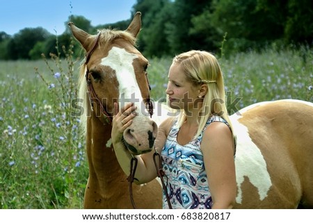 Similar – Foto Bild Christin und Emmi Freude