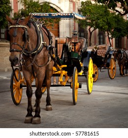 Horse carriage in Seville - Shutterstock ID 57781615