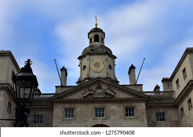 The Horse Guards building and clock. Whitehall, London, United Kingdom.