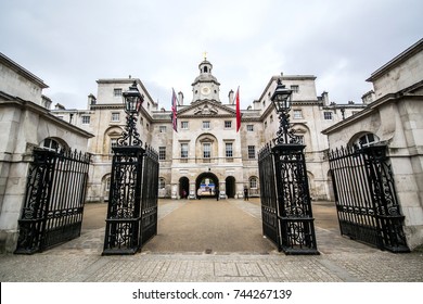 Horse Guards building Palladian on Whitehall Street – Westminster, London, England, United Kingdom (UK) – October 2015