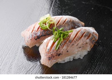 Horse Mackerel Sushi