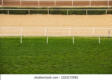Horse racetrack landscape