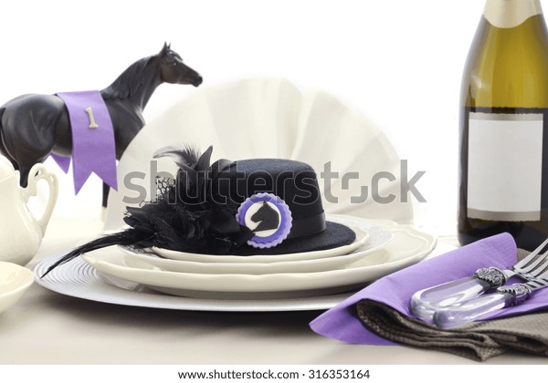 Horse Racing Ladies Luncheon Fine Dining Stock Photo Edit Now