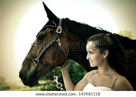 Similar – Image, Stock Photo Show jumper Show jumping