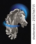 Horse statue Art Design Tshirt