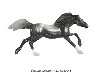 Horse Toy Figurine Isolated On White Stock Photo 2146967045 | Shutterstock