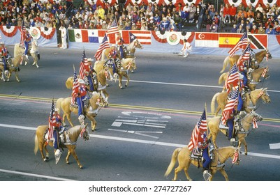 Horses In Rose Bowl Parade, Pasadena, California