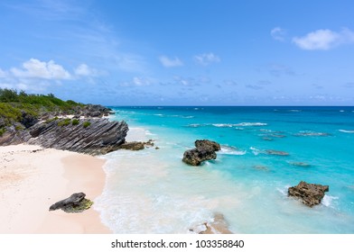 Horseshoe Bay in Bermuda on a Sunny Day. - Powered by Shutterstock