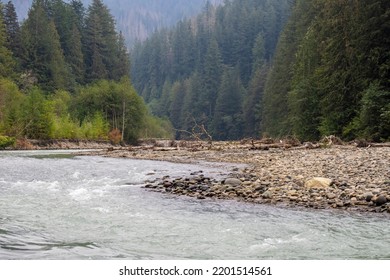 Horseshoe Bend Section Nooksack River Running Stock Photo 2201514561 ...