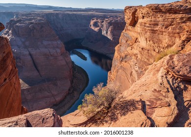 The Horseshoe Bend Shaped In Page, Arizona