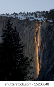 Horsetail Falls In Yosemite