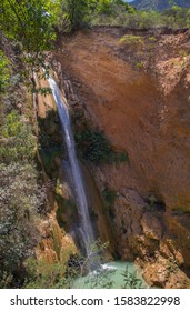 Horsetail waterfall in Santiago Apoala, Oaxaca Mexico
