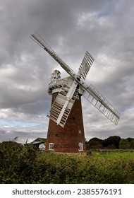 Horsey Windpump.The windpump was working until it was struck by lightning in 1943. It was acquired by the National Trust in 1948 from the Buxton Family and has been restored.