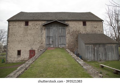 Horsham, Montgomery County, Pa. USA, March 20, 2016: Graeme Park Colonial Farm Cart Entrance. March 20, 2016 In Horsham, Pa. USA