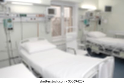 A hospital bed waiting the next patient. - Shutterstock ID 350694257
