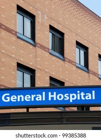 Hospital Building And Sign