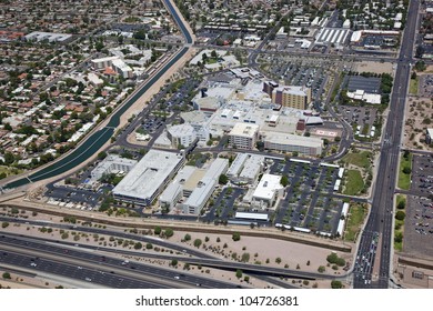 Hospital Campus From Above In Mesa, Arizona