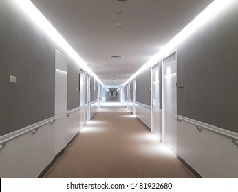 Hospital, construction, interior of hospital. corridor, the perspective of a hospital corridor, Abstract blur of beautiful luxury hospital and clinic interior for background - Shutterstock ID 1481922680