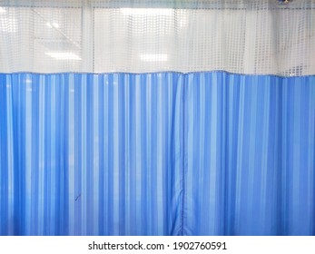 Hospital Curtains Close Up Image