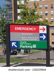 Hospital Direction Sign