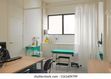 Hospital doctor consulting room. Healthcare equipment. Medical treatment equipment. Office - Powered by Shutterstock