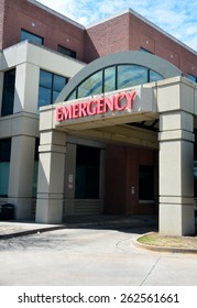 Hospital Emergency Room Entrance Sign