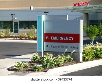 Hospital Emergency Room Sign