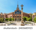 Hospital of the Holy Cross and Saint Paul (de la Santa Creu i Sant Pau) in Barcelona, Spain