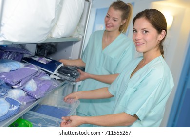 Hospital Laundry Workers