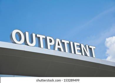 Hospital Outpatient Surgery Center Sign