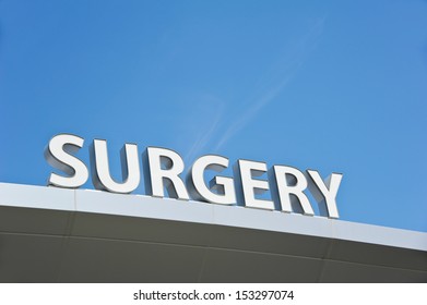 Hospital Outpatient Surgery Center Sign