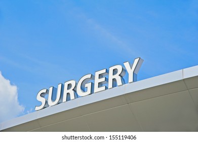 Hospital Outpatient Surgery Center Sign