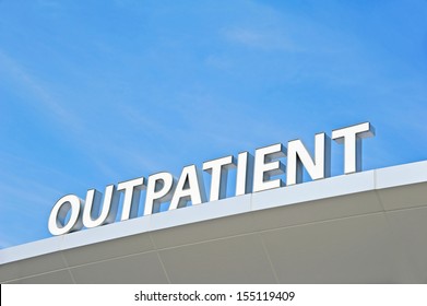 Hospital Outpatient Surgery Center Sign