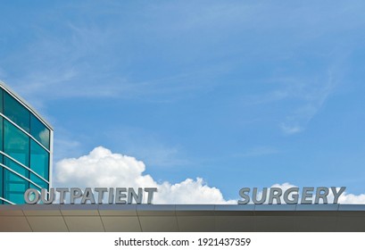 Hospital Outpatient Surgery Center Sign