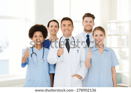 Similar – Image, Stock Photo Thumbs up Health care