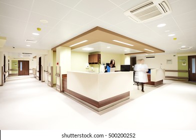 Hospital Reception Corridor
