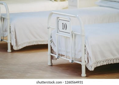 Hospital Room, Numbered Patient Bed, Former Hospices