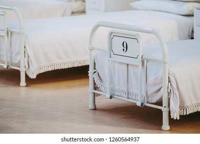 Hospital Room, Numbered Patient Bed, Former Hospices