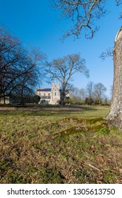 Hospital Of St Cross And Almhouses Of Noble Poverty, In Winter Sunlight, Winchester, Hampshire, UK