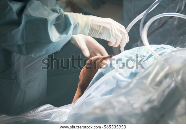 Hospital Surgery Operating Theater Emergency Room Stockfoto