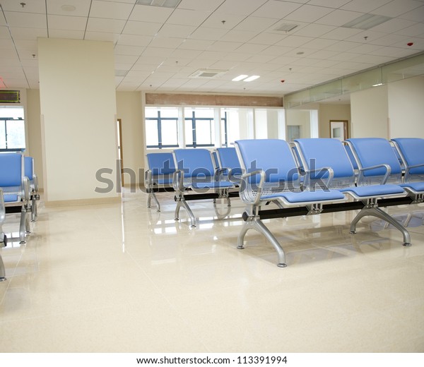 Hospital Waiting Room Empty Chairs Stock Photo Edit Now