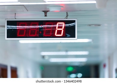 Hospital Ward Bed Number Sign