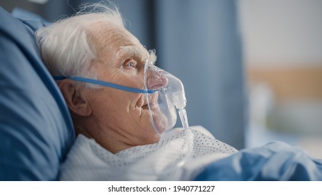 Hospital Ward Portrait Elderly Man Wearing Stock Photo (Edit Now ...